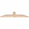 Ekena Millwork Portland Smooth Timber Gable Bracket, Douglas Fir, 36"W x 9"H x 1 1/2"D x 3 1/2"F, 6/12 Pitch GBW036X09X0204POR00SDF - alternate 2